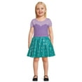thumbnail image 3 of Disney Toddler Girls Little Mermaid Cosplay Dress, Sizes 12M-5T, 3 of 13
