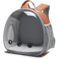 thumbnail image 2 of Small Animal Carrier Backpack Space Capsule Bubble Window Carrier Backpack for Lizard Guinea Pig (Pink), 2 of 7