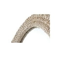 thumbnail image 5 of Elegant Decor Oval Cornhusk Mirror 24x42 in Linen White, 5 of 10