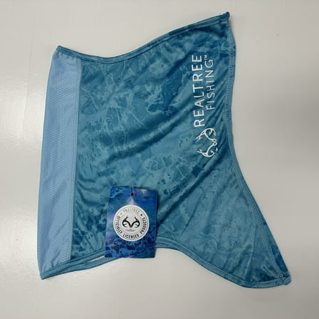 Staghorn Realtree Face Gaiter Mask, Light Blue Camo, Fishing Boating Hunting Winter Ski Snowboarding Cold Cover