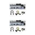 thumbnail image 1 of Maytalsory PCI-E 1x to 16x Adapter Card with LED Indicators Expansion Board High Speed 6pin Power Port PCI- Converter Extender Black 2Set, 1 of 1