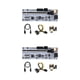 thumbnail image 2 of Bearachild Adaptador PCI-E 1x a 16x con indicadores LED Placa de expansión USB 3.0 Convertidor PCI-Express de alta velocidad Extender Miner Equipment Black Negro 2piezas, 2 of 6