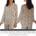 thumbnail image 3 of Ropa Dormir Pjs Lounge Set Pijamas Conjunto 2 Piezas Manga Larga Suave Con Botones Pj Conjuntos, 3 of 9