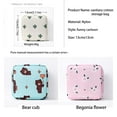 thumbnail image 6 of Herrnalise Period Bag, Sanitary Napkin Storage Bag for Feminine Pads Panty Liners Tampons and Reusable Pads, Sanitary Pads Pouches First Period Kit for Teen Girls and Women, 6 of 7