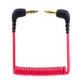 thumbnail image 1 of Cable de audio JCMOYUTY TRS a TRS de 3,5 mm, 50 cm en espiral, 1 of 4