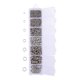 thumbnail image 1 of Kit de 1170 aros abiertos de metal en blanco K para joyería artesanal, incluye pinzas, alicates y dedal, diámetros de 3 a 10mm, ideal para proyectos DIY creativos., 1 of 6