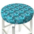 thumbnail image 3 of Lsque Seahorse Round Bar chair cushion covers Velvet Fabric Premium Comfort Protects from Scratches and Stains for 14-17 Inch Chair- 13 inch, 3 of 7