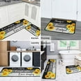 thumbnail image 5 of Sunflower Kitchen Decor Rugs Set 2 Piece, Farmhouse Style Home Indoor Kitchen Rugs and Mats Non Skid Washable 17x47+17x30 Inches, 5 of 6