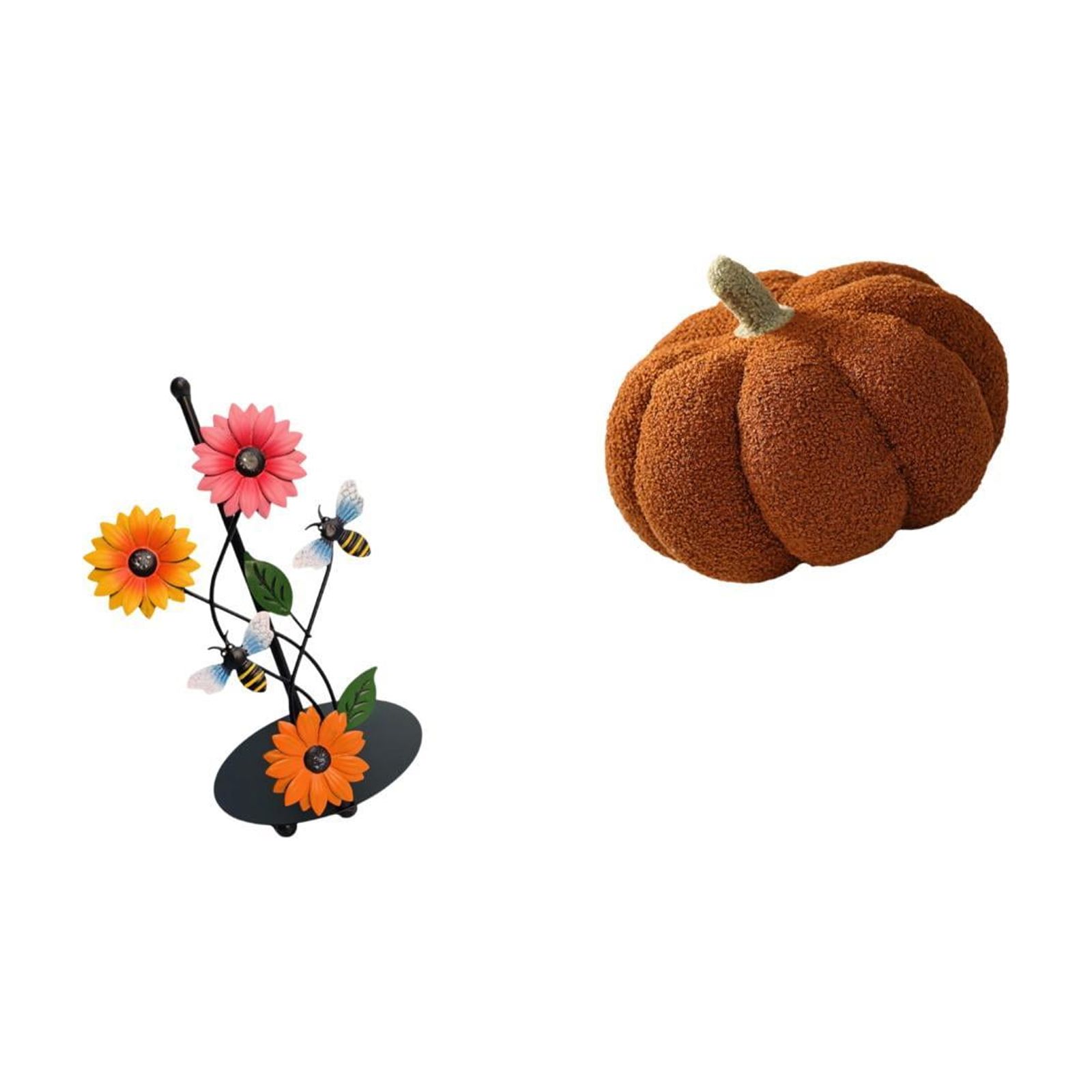Fiocias Pumpkin Paper Towel Holder Dispenser Non Slip Vertical Tissue Holder Rack Stuffed Pillow Decoration Decorative Sofa Cushion for Home Bed Bedroom