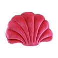 thumbnail image 2 of simhoa Decorative Shell Pillow Throw Pillow Decoration Workmanship for Home Rose Red, 2 of 8