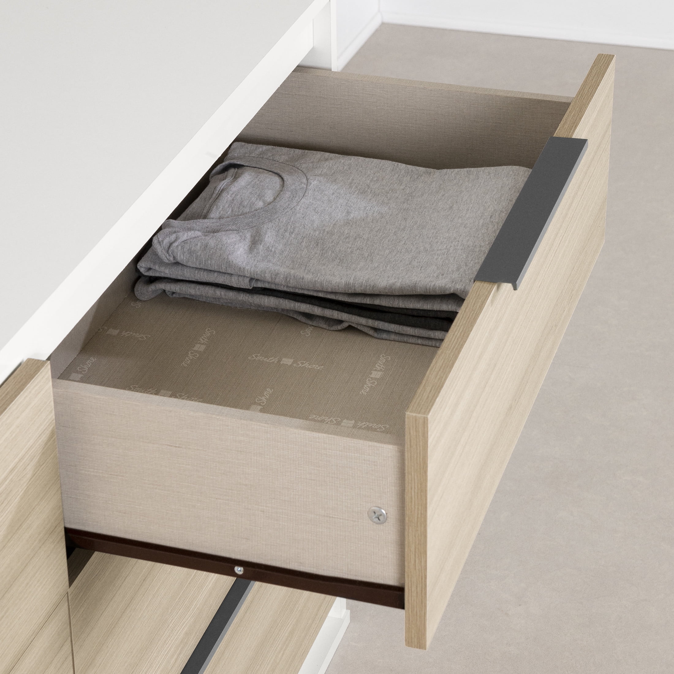 South Shore Hourra, Contemporary Dresser,  Beige