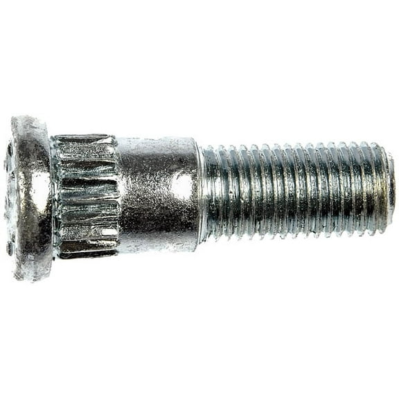 7/16-20 Serrated Wheel Stud - .558 In. Knurl, 1-17/32 In. Length