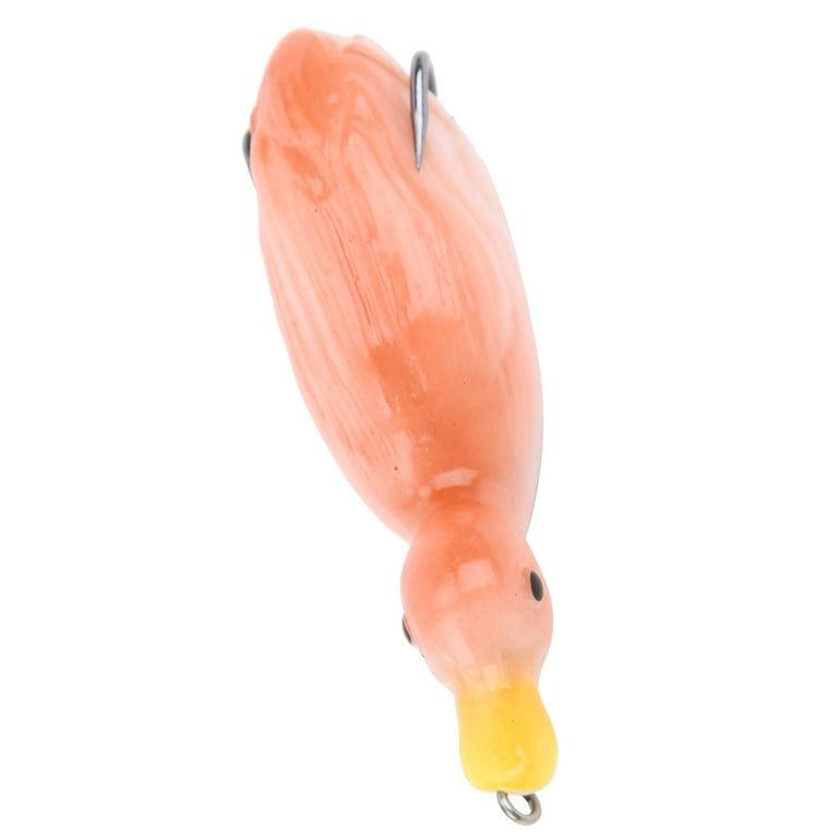 Silicone Duck Lure, Fishing Accessories Fishing Equipment Fishing Duck Lure  For Pond River Freshwater Saltwater Orange 