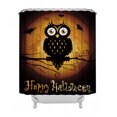 thumbnail image 1 of Cortina de ducha, cortina de ducha de Halloween, cortina de ducha de baño de Halloween con ganchos de 59.1 in de ancho x 71.7 in de alto, decoración de Halloween, cortina de partición impermeable para, 1 of 4