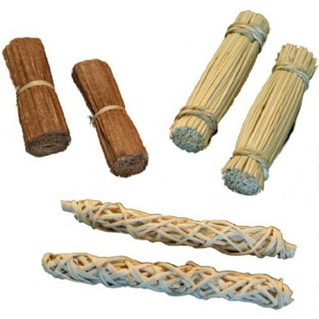 Super Bird Creations Natural Chews Bird Foot Toy, Medium, 6-Pack