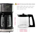 thumbnail image 3 of Jarra de vidrio de repuesto para 12 tazas para cafetera Hamilton, 3 of 6