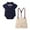 2-Navy, variant on lkfuzj Toddler Baby Boy Outfits Boys Suit Cotton Cotton Solid Short Sleeve Shirts Bowtie Suspender Shorts Gentleman Clothes 2024 Summer New Toddler Baby Formal Clothes (6-24 months) White