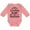Mauve, variant on Inktastic Daddy is My Valentine Holiday Girls Long Sleeve Baby Bodysuit