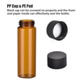 thumbnail image 3 of Frasco de vidrio para muestras ESHATO, 20 ml, con tapones de rosca negros, paquete de 100, 3 of 7