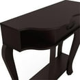 thumbnail image 3 of Bowery Hill Wood 1-Drawer Console Table with Shelf in Espresso, 3 of 13
