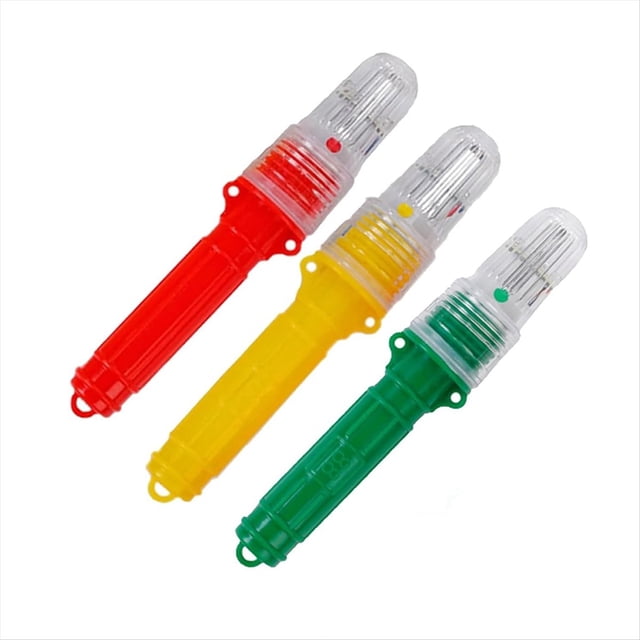 3 Bengalas para Barcos, Bengalas LED Marinas, Kit de Seguridad Impermeable para Barcos, Señales de Emergencia para Barcos de Pesca y Boyas.