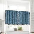 thumbnail image 7 of Fufafayo under $5 Kitchen Curtains, Window Valance Curtains, Light Blocking Short Curtain Panels, Rod Pocket Curtains for Small Window, Bathroom, Basement, 7 of 7