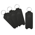 thumbnail image 1 of Luzen - 4 fundas de piel sintética para bálsamo labial, llavero portátil, bolsa de almacenamiento para pintalabios, funda protectora para mujeres y niñas, color negro, 1 of 5