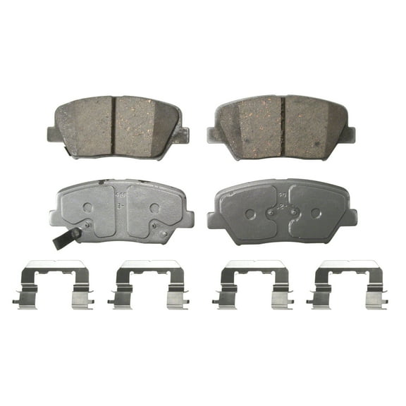 Wagner ThermoQuiet QC1432 Ceramic Disc Brake Pad Set Fits select: 2011-2014 KIA SORENTO, 2013-2016 HYUNDAI SANTA FE SPORT