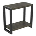 thumbnail image 4 of Safdie & Co. Table d'appoint, Table de Chevet avec Etagere de Rangement. Table de nuit Taupe Fonce, 4 of 7