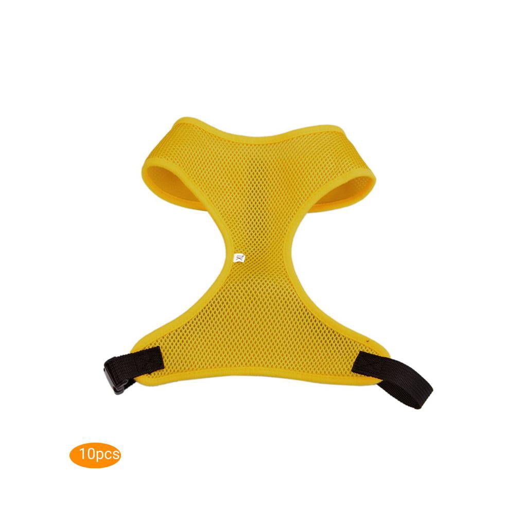10pcs Pet Dog Mesh Harness Strap Leads Puppy Comfort Vest Collar Belt