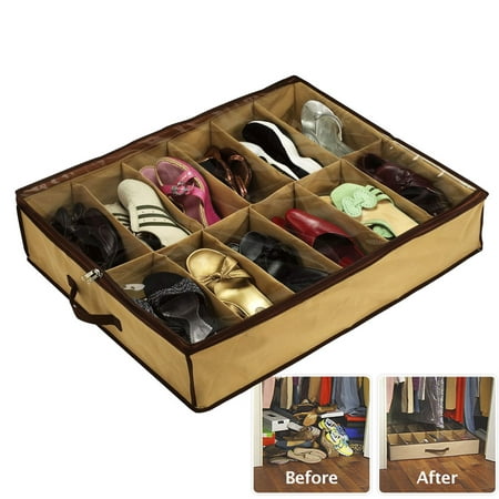 Sto-Away Under Bed Shoe Storage Solution (Best Shoe Storage Solutions)