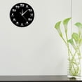 thumbnail image 3 of Math And Wall Clock 12 Inch Non Ticking Math And Decorative Wall Clocks For Living Room Laundry Room Multiple Alarm Watch, 3 of 7