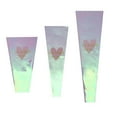thumbnail image 2 of Colorful Wish Single Flower Bag 30-Pack, Holographic Floral Wrapping Bags For Professional Florists And Hobbyists, Perfect For Wrapping Single Flowers Valentine's Day Bouquets And, 2 of 7