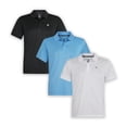 thumbnail image 1 of Golf Shirts for Men | Dry Fit, Short-Sleeve, Casual Collared Athletic Polo T-Shirt | 3-Packs, 2XL, 1 of 7