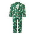 thumbnail image 2 of FNNMNNR Family Parent-child Blazer Sets Christmas Long Sleeve Coat Trousers, 2 of 6