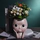 thumbnail image 2 of Tmvgtek Chica Cara Cabeza Estatua Maceta Macetas Para Plantas Suculentas Maceta Nórdica (B) Tmvgtek Oficina Multiescena Multifunción, 2 of 8