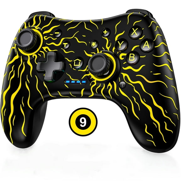 Daenfyy Wireless Switch Controller for Nintendo Switch/Switch Lite/OLED, Cross-Platform for iOS/Android/PC, Programmable Buttons & Turbo Mode