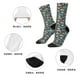 thumbnail image 5 of Balery Beach Dog Calcetas Largas con Estampado para Hombre y Mujer – Suaves y Transpirables, Talla Única (US 5-11), 5 of 6