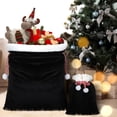 thumbnail image 6 of 1Pc Christmas Velvet Santa Bags with Drawstring, Santa Sack, Large Christmas Bags, Jumbo Gift Sacks,Santa Gift Bags, Velvet Bag, Gift Wrap Bags for Christmas Party, Xmas Present Sack, 6 of 6