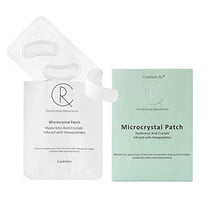 Contours Rx Microcrystal Patch – Anti-Aging Overnight Wrinkle Patch with 300 Microcrystals – Hyaluronic Acid & Peptides – Hydrating & Firming Skincare (1 Set of 2 Patches)