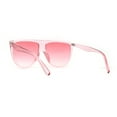thumbnail image 4 of Womens Large Diva Flat Top 80s Mob Plastic Sunglasses All Pink, 4 of 4