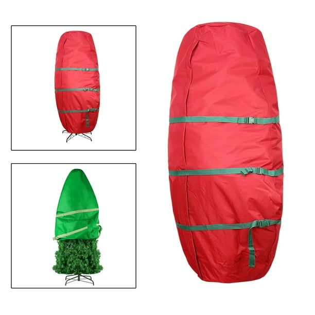 Bolsa de almacenamiento para árboles de Navidad perfecl Oxford 600D Rojo 89x190cm