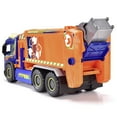 thumbnail image 3 of Dickie Toys: Giant Garbage Truck - Blue & Orange - 22" Volvo FMX Toy Vehicle, Light & Sound, Dumpster Bin, Moving Parts, Licensed, Kids Ages 3+, 3 of 6