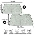 thumbnail image 3 of Picia Retro Snake Curved Windshield Sunshade Accordion Folding Style Auto Shade for Car Truck SUV Van Blocks UV Ray Sun Visor Protector -Medium, 3 of 7
