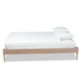 thumbnail image 6 of Baxton Studio Cielle French Bohemian Antique Oak Finished Wood King Size Platform Bed Frame, 6 of 9