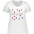 thumbnail image 3 of Inktastic 4th of July Stars Women's Plus Size T-Shirt, 3 of 5