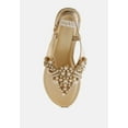 thumbnail image 6 of Opazie Metallic Pearl Embellished Flats, 6 of 11
