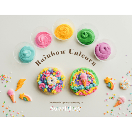 

Sweetology Rainbow Unicorn Cupcake and Cookie Decorating Kit