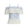thumbnail image 4 of No Boundaries Juniors' Off-The-Shoulder Blouse, 4 of 4