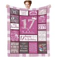 thumbnail image 1 of LHSHID 15 Year Old Girl Gift Ideas Blanket Flannel Soft and Comfortable Anti static Bed Sofa Blanket 50x60in, 1 of 5
